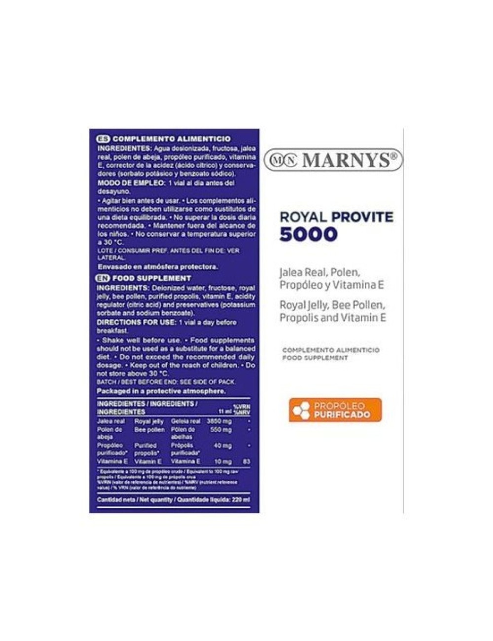 ROYAL PROVITE 5000 20 VIALES MARNYS