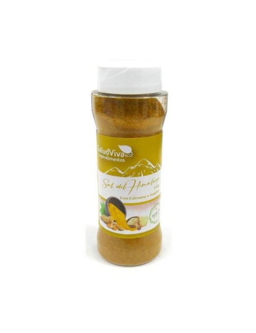 SAL DEL HIMALAYA FINA CON CÚRCUMA Y JENGIBRE 170 GR SALUD VIVA