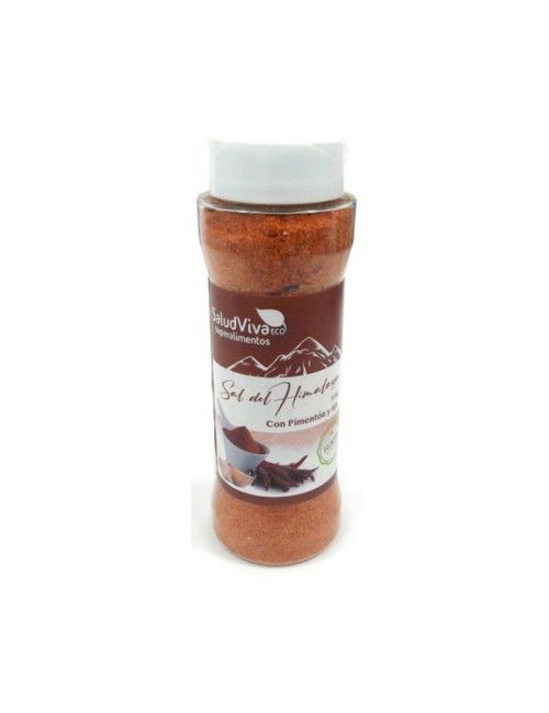 SAL DEL HIMALAYA FINA CON PIMENTÓN Y AJO 170 GR SALUD VIVA