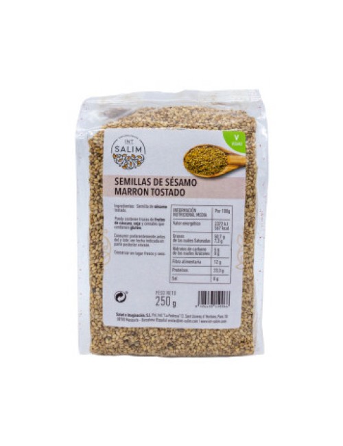 SEMILLAS DE SÉSAMO TOSTADO 250 GR INT-SALIM