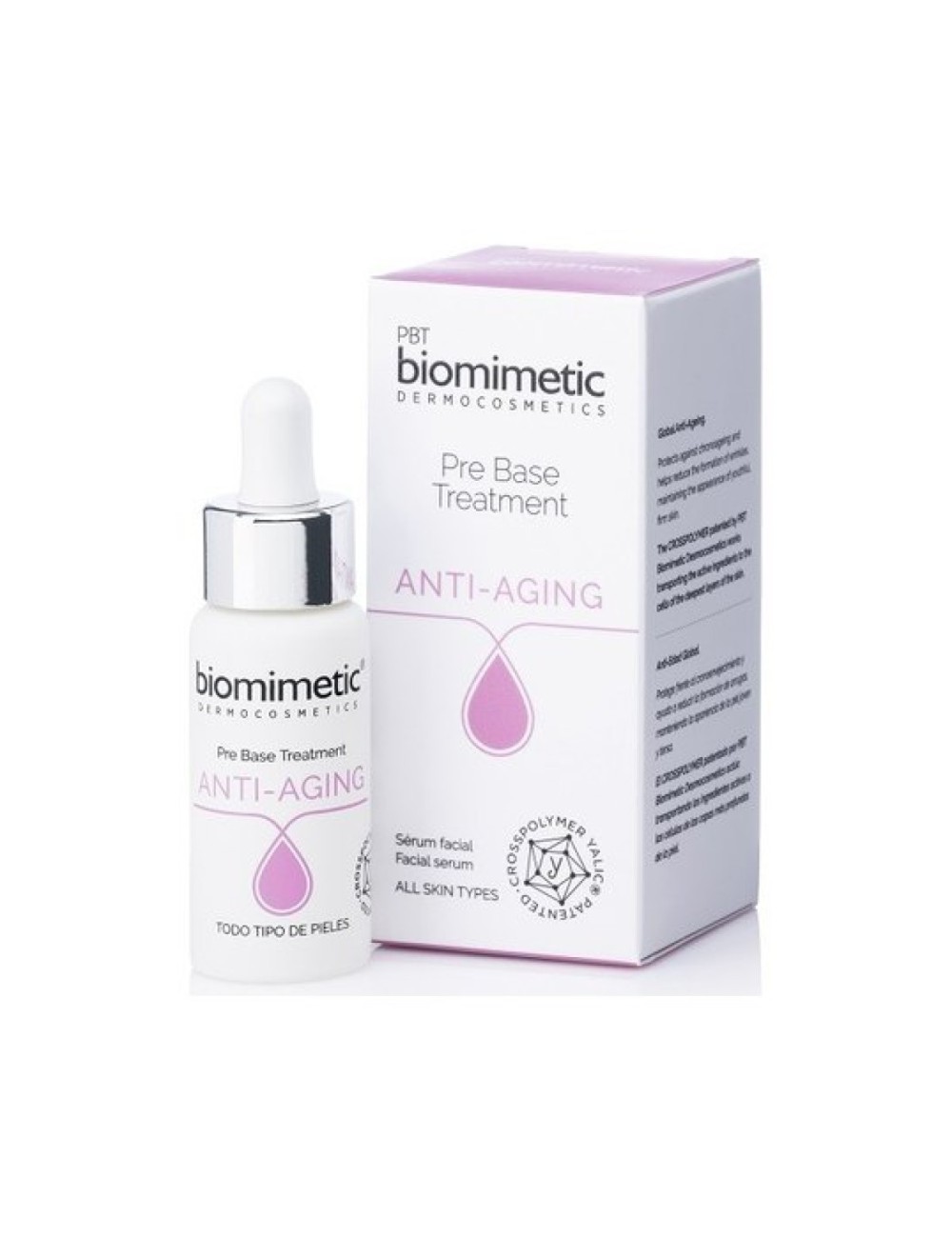 SERUM FACIAL PRE BASE ANTI-EDAD 30 ML BIO MIMETIC COSMETICS