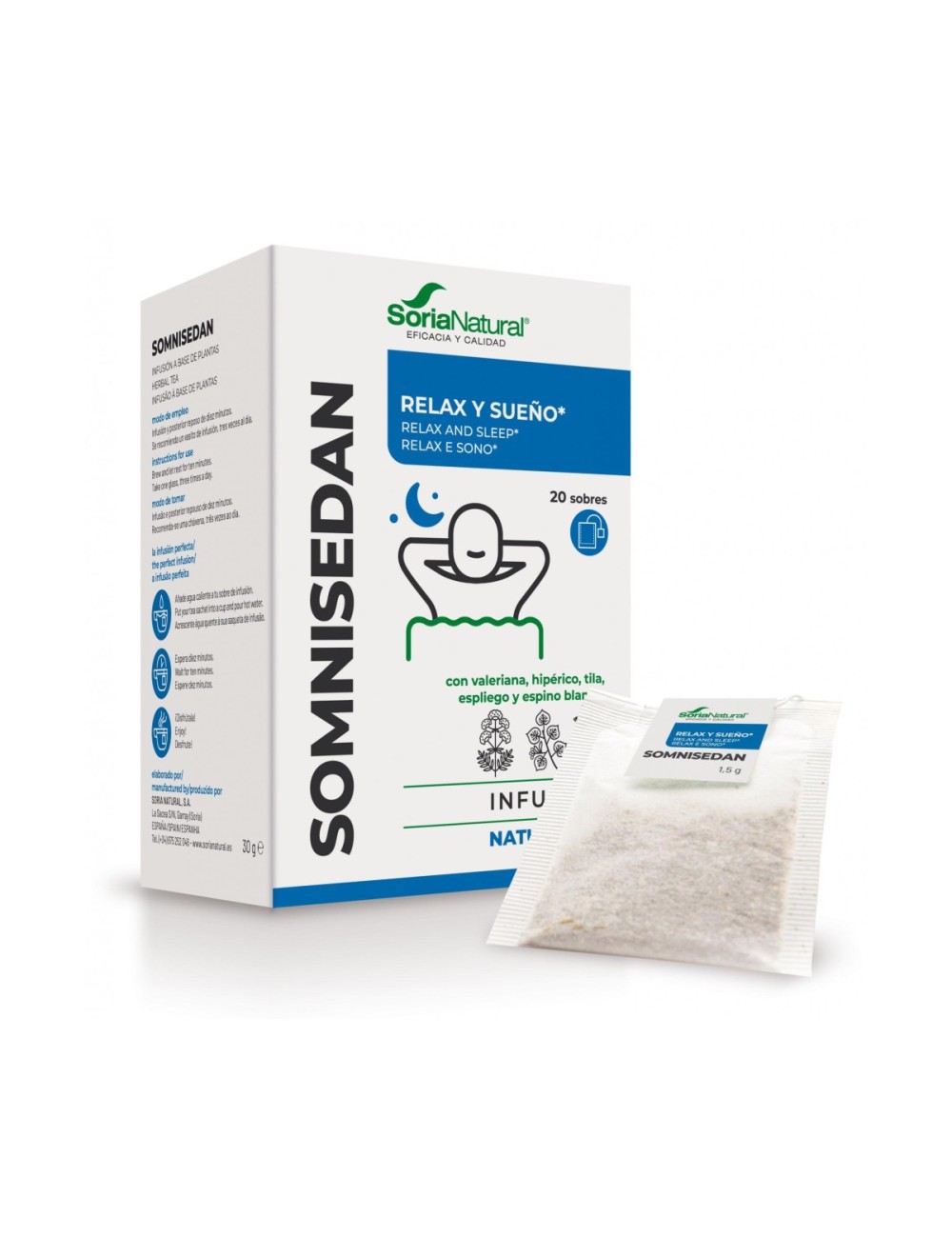 SORIA NATURAL INFUSIÓN SOMNISEDAN 20 SOBRES