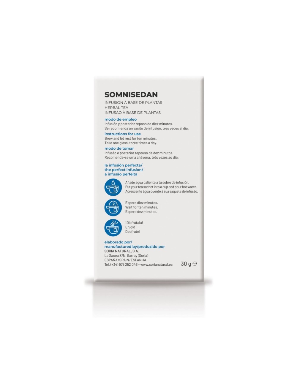 SORIA NATURAL INFUSIÓN SOMNISEDAN 20 SOBRES