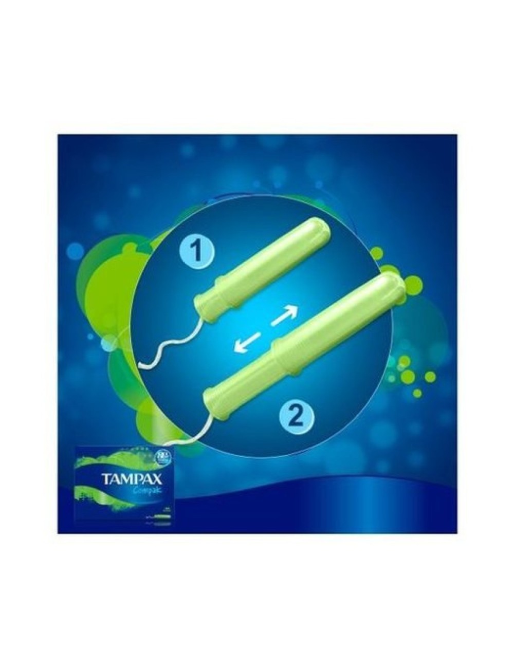 TAMPAX COMPACK SUPER CON APLICADOR 36 UNDS