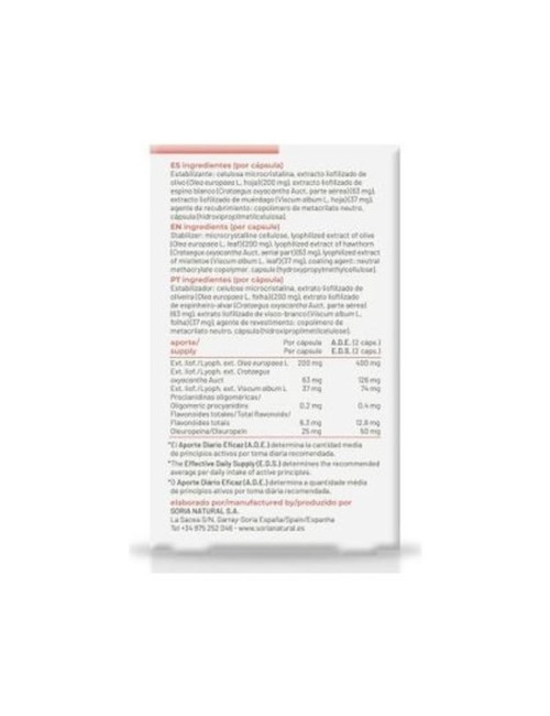 TENSIVEL 30 CAP SORIA NATURAL