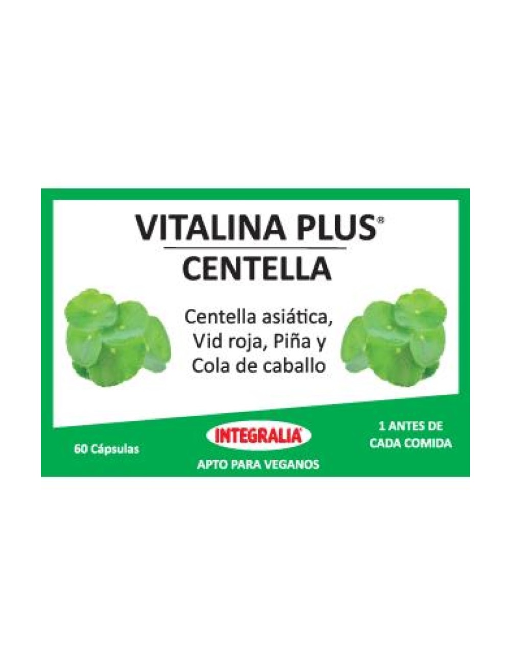 VITALINA PLUS CENTELLA 60CAPS INTEGRALIA