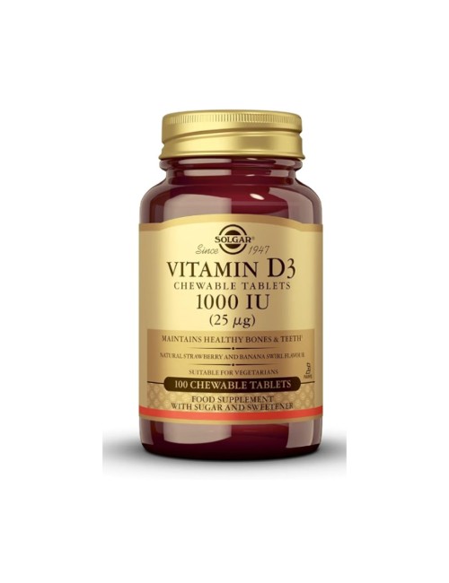 VITAMINA D3 1000 IU 100 PER SOLGAR