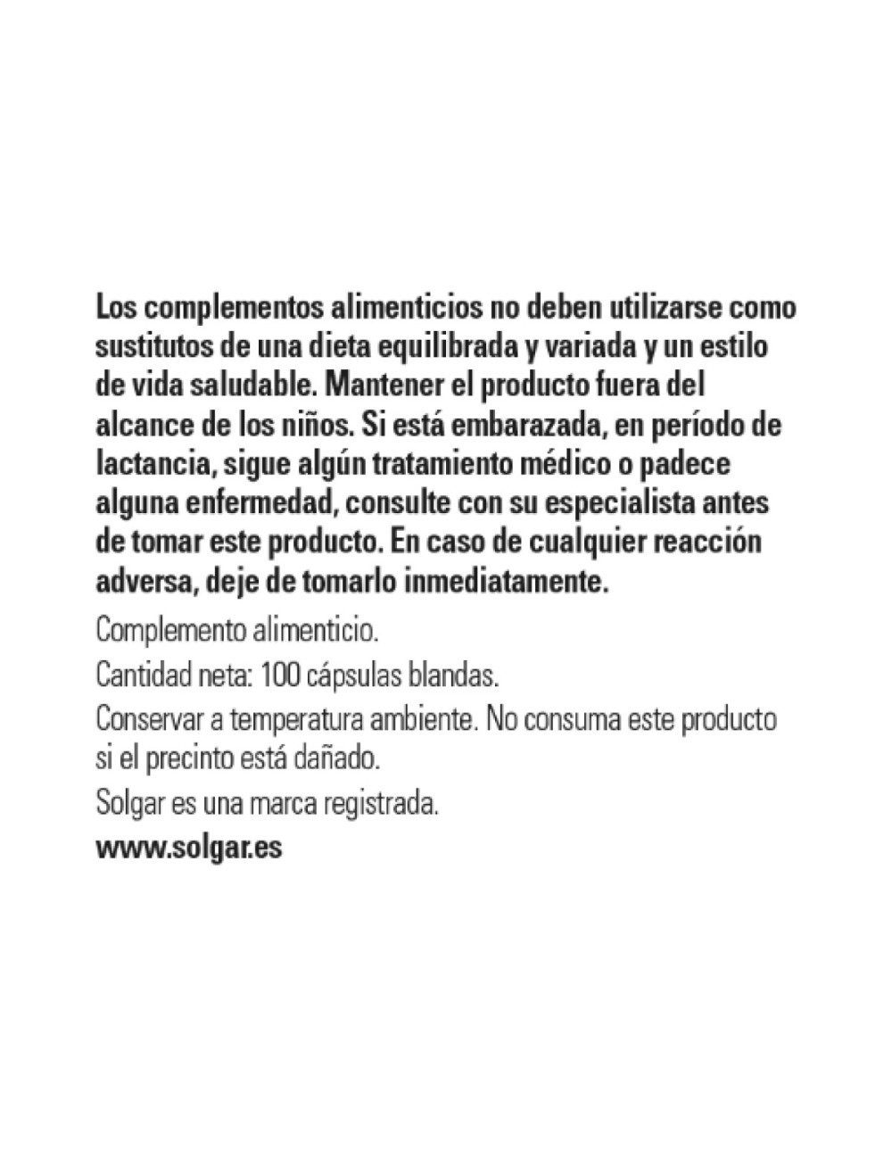 VITAMINA D3 1000 IU 100 PER SOLGAR