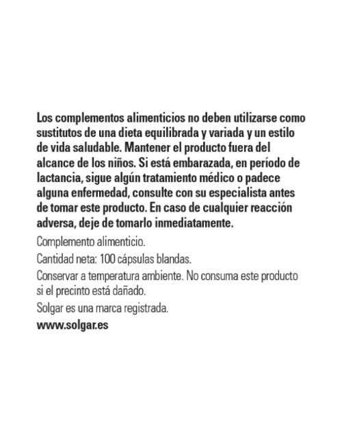 VITAMINA D3 1000 IU 100 PER SOLGAR