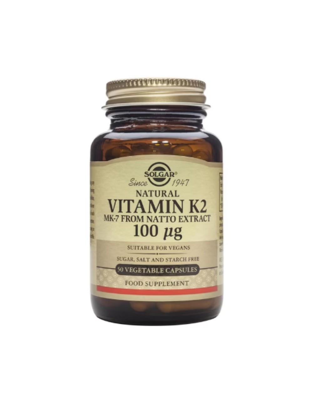 VITAMINA K2 100 UG 50 CAP