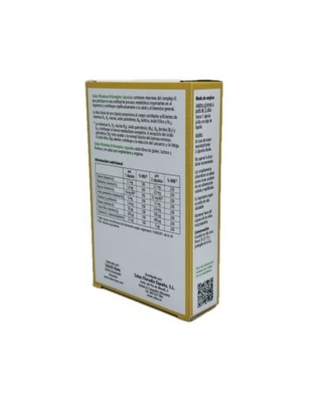 VITAMINA-B-KOMPLEX 30 CAPSULAS SALUS