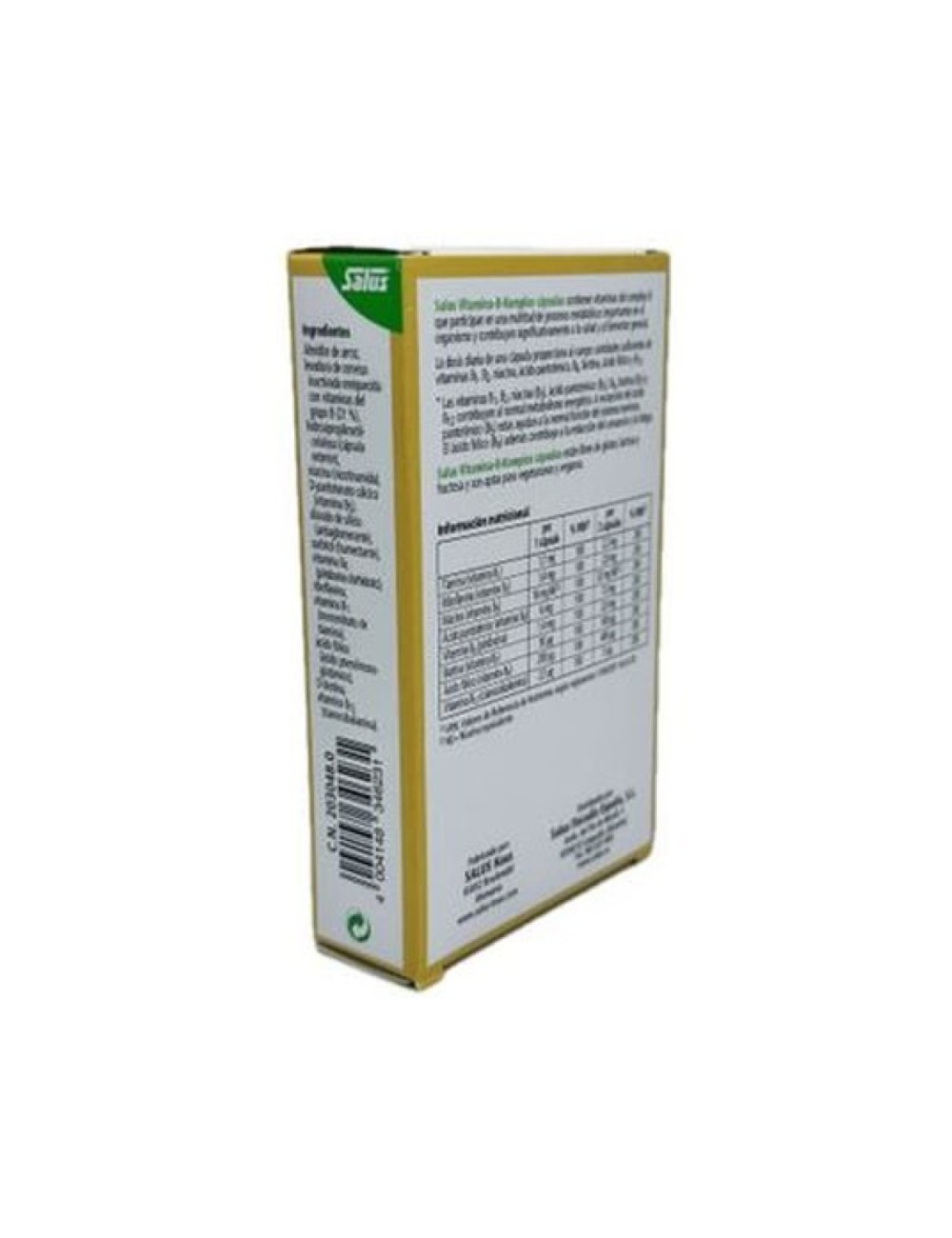 VITAMINA-B-KOMPLEX 30 CAPSULAS SALUS