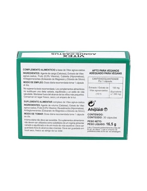 VITEX AGNUS-CASTUS 1000 MG 30 CAP INTEGRALIA