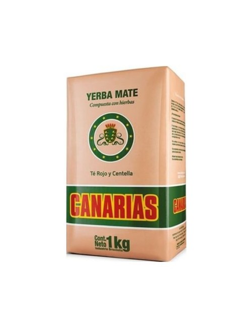 YERBA MATE CANARIAS TÉ ROJO Y CENTELLA 1 KILO MALPICA
