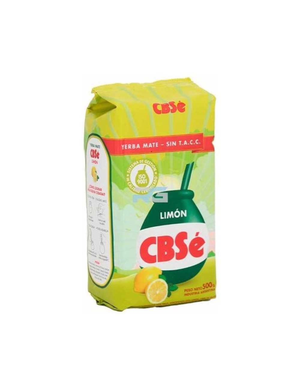YERBA MATE CBS SABOR LIMÓN 500 GR