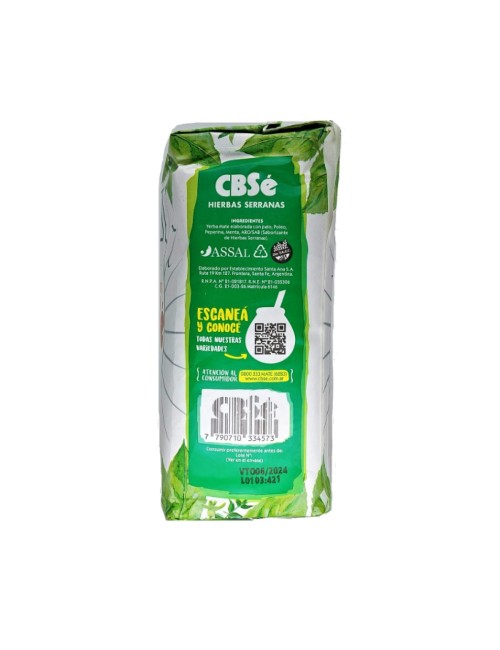 YERBA MATE CBSÉ (HIERBAS SERRANAS) 1KG
