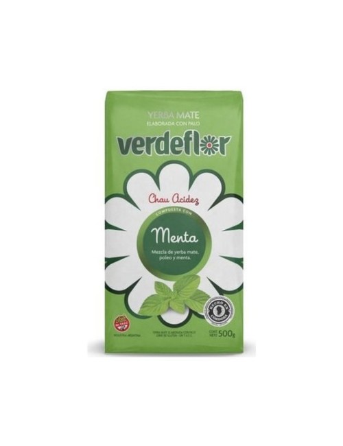 YERBA MATE MENTA 500 GR VERDEFLOR