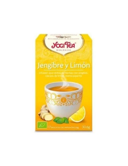 YOGI TEA JENGIBRE LIMÓN 17 BOLSITAS