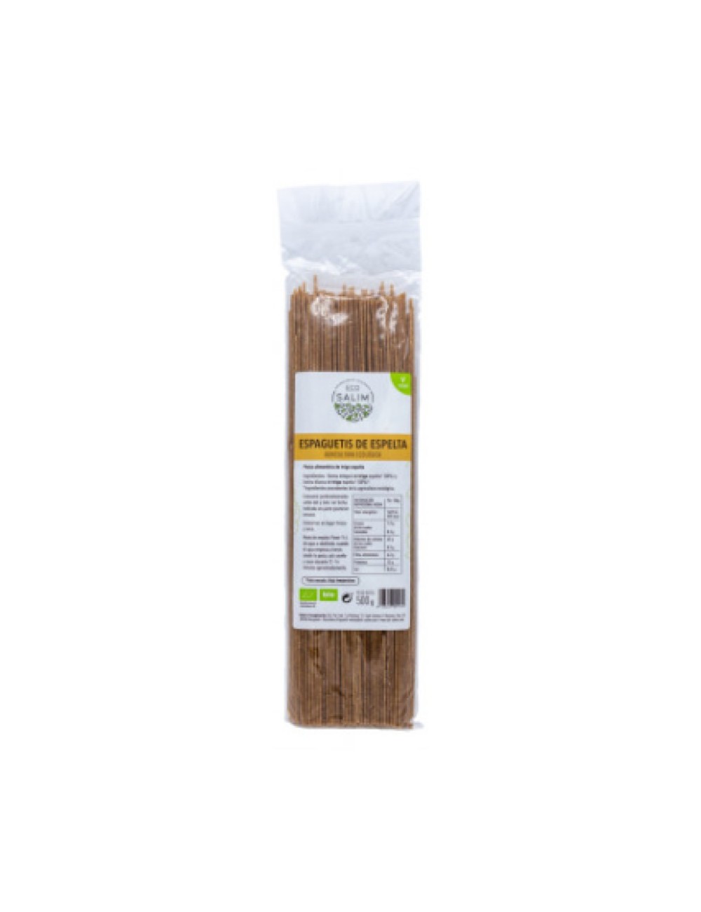 ECO- SALIM ESPAGUETIS ESPELTA 250 GR