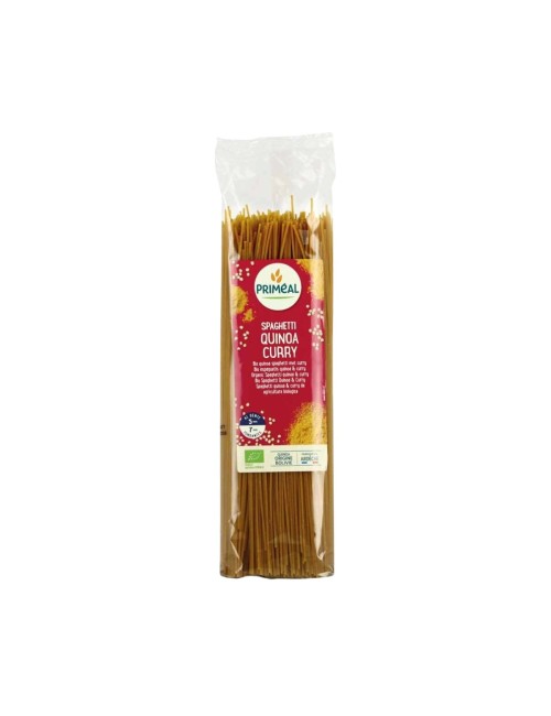 PRIMEAL ESPAGUETIS QUINOA Y CURRY 500 GR