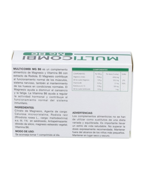 GRICAR MULTICOMBI MAGNESIO+VITAMINA B6 30 COMP