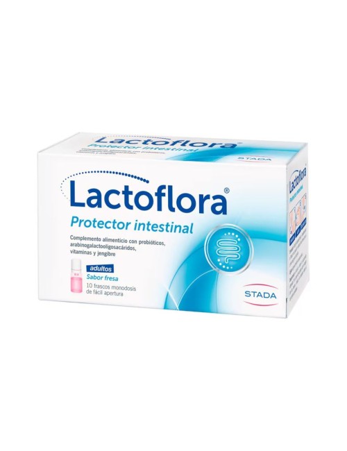 LACTOFLORA PROTECTOR INTESTINAL 10 FRASCOS MONODOSIS