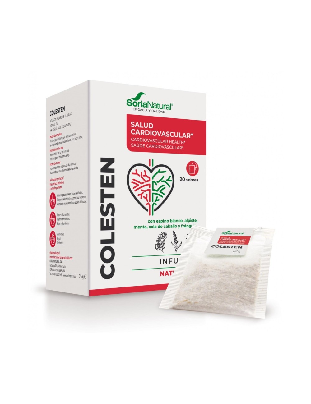 SORIA NATURAL INFUSIÓN COLESTEN 20 SOBRES