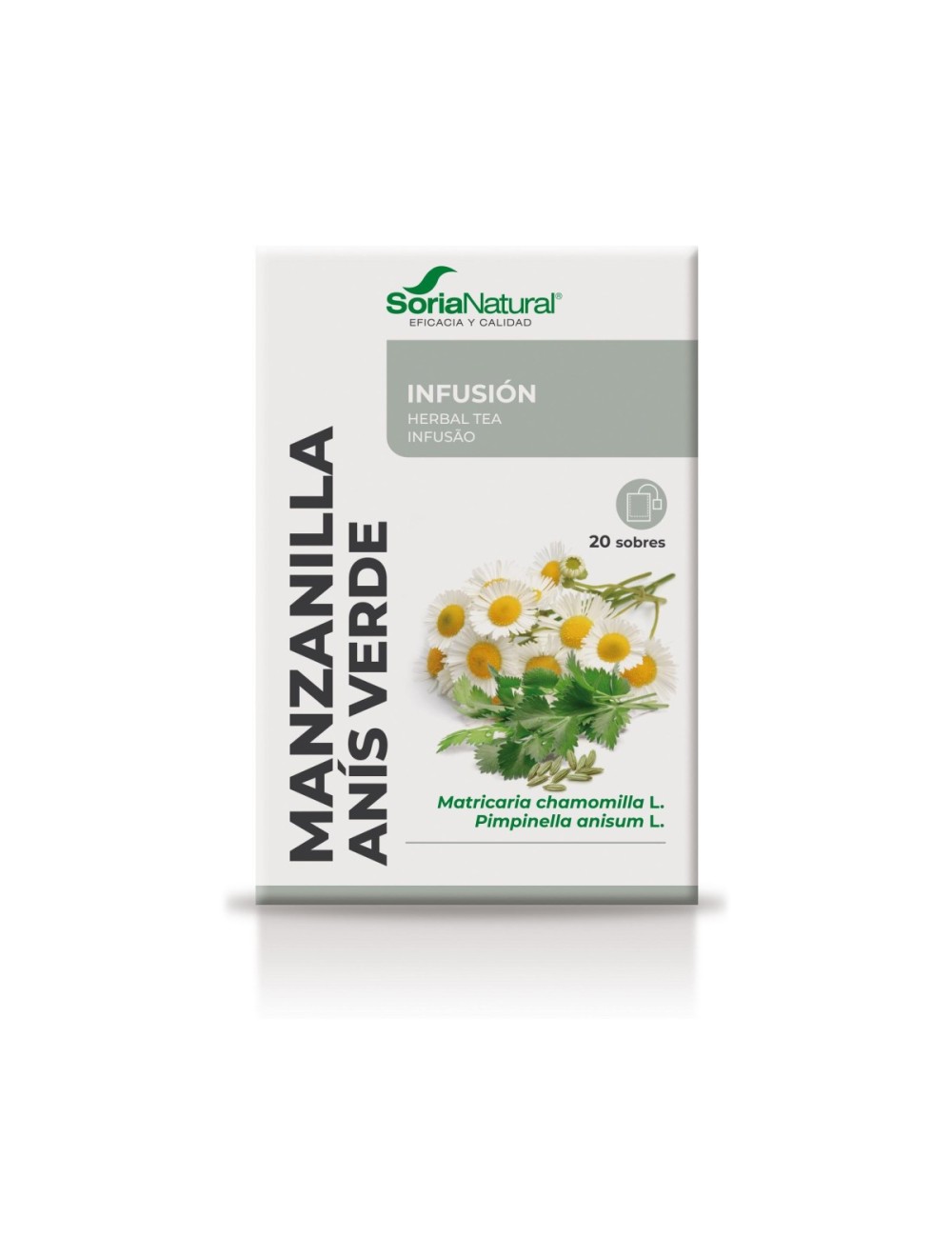 SORIA NATURAL INFUSIÓN MANZANILLA ANIS VERDE 20 SOBRES