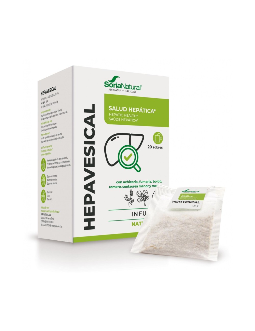 SORIA NATURAL INFUSIÓN HEPAVESICAL 20 SOBRES