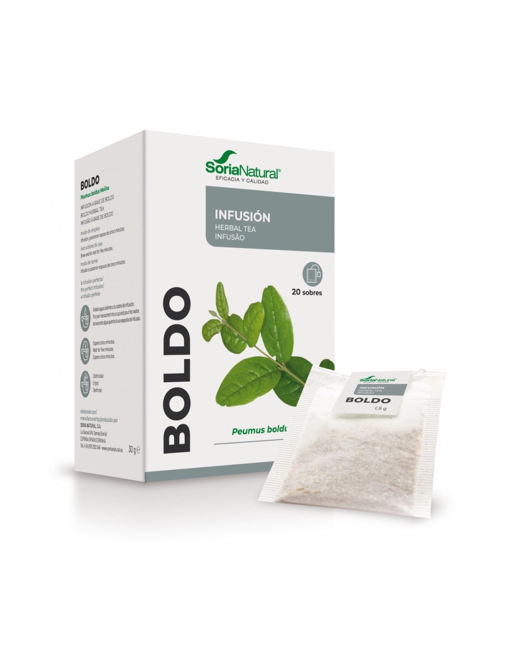 SORIA NATURAL INFUSIÓN BOLDO 20 SOBRES