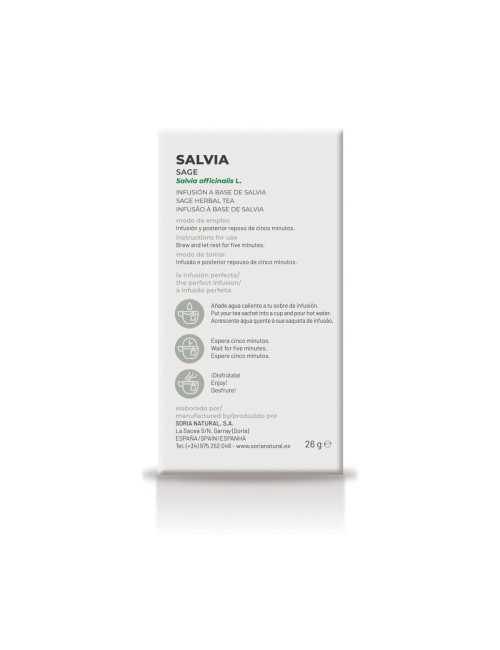 SORIA NATURAL INFUSIÓN SALVIA 20 SOBRES