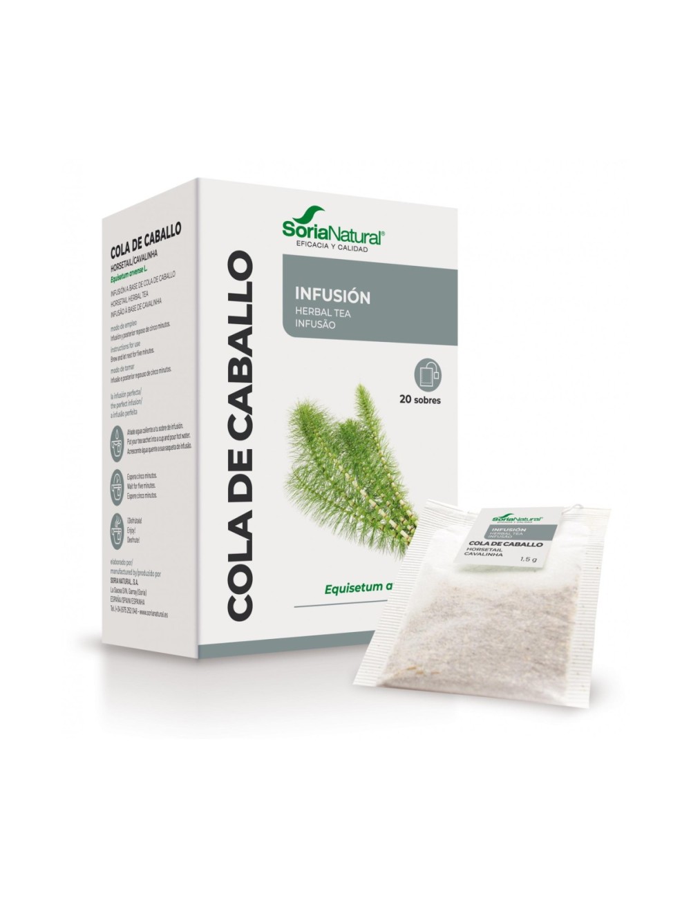 SORIA NATURAL INFUSIÓN COLA DE CABALLO 20 SOBRES