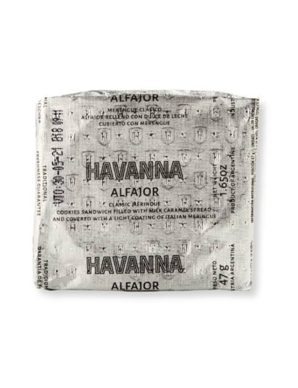 MALPICA HAVANNA ALFAJOR MERENGUE CLÁSICO 47 G