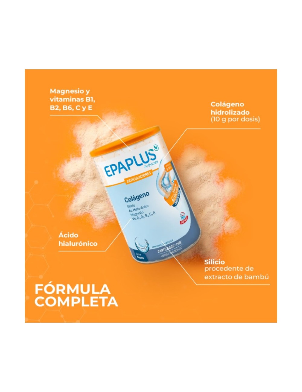 EPAPLUS COLÁGENO ARTHICARE SILICIO 317 GR