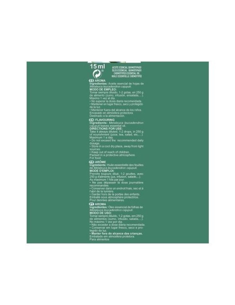 ACEITE ESENCIAL CAJEPUT 15 ML MARNYS