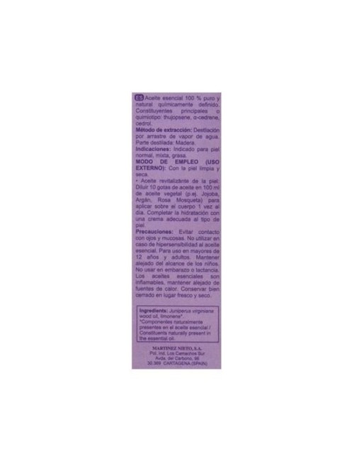 ACEITE ESENCIAL CEDRO VIRGINIA 15 ML MARNYS