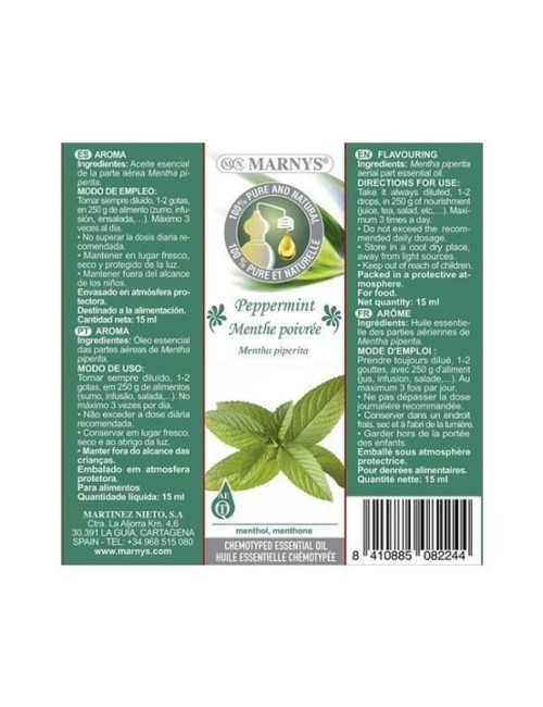 ACEITE ESENCIAL MENTA PIPERITA 15 ML MARNYS
