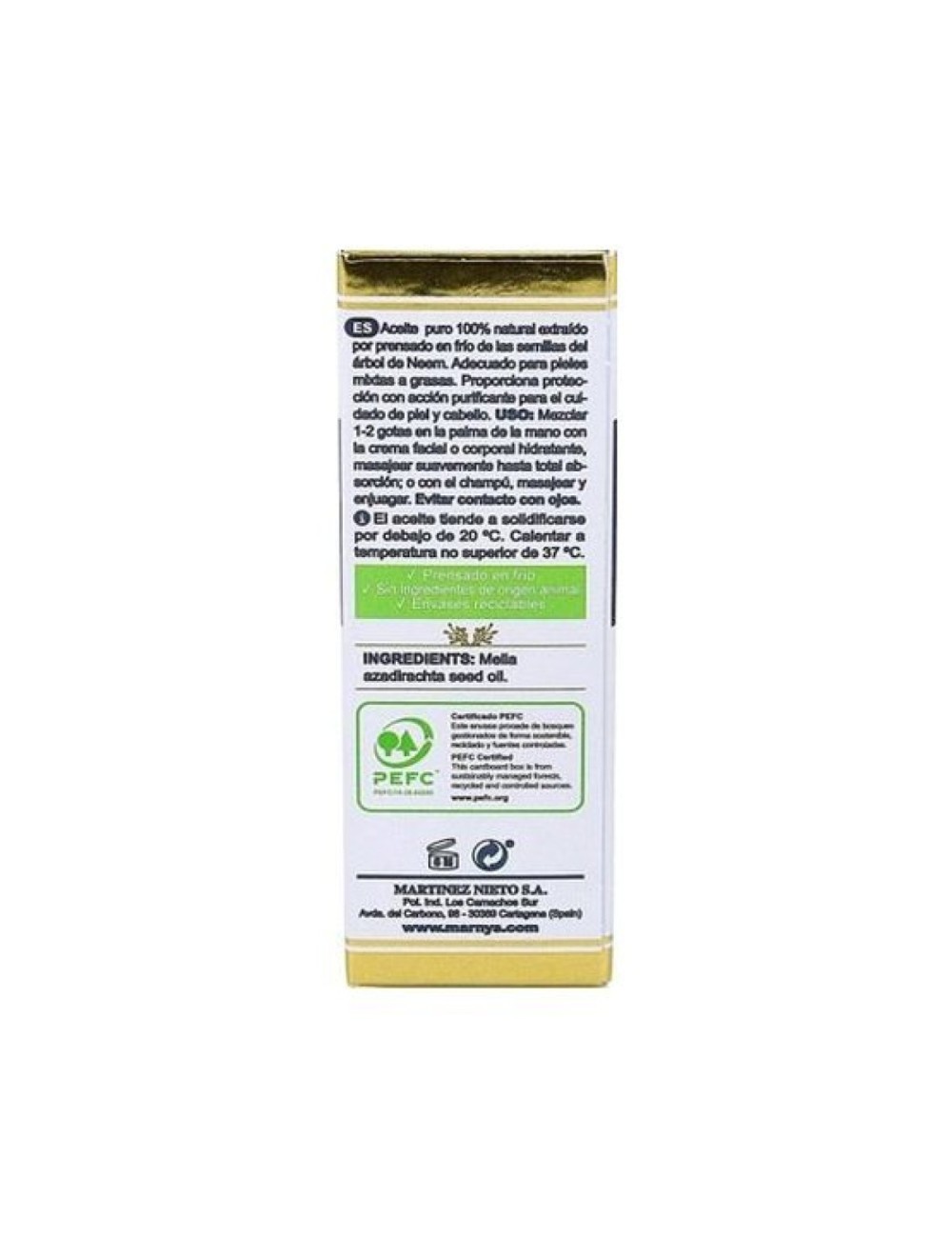 ACEITE ESENCIAL NEEM 15 ML MARNYS
