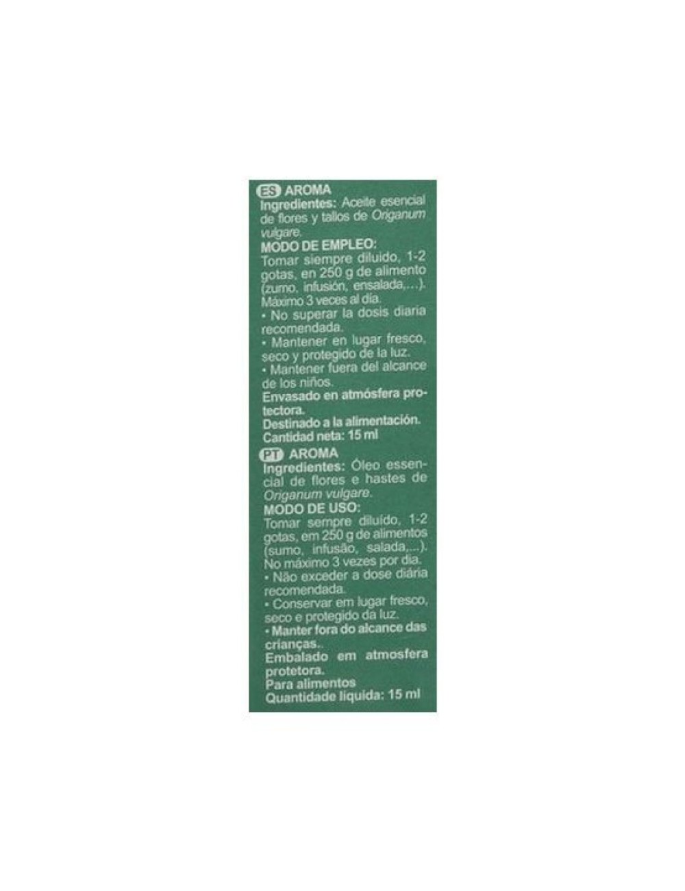 ACEITE ESENCIAL ORÉGANO 15 ML MARNYS