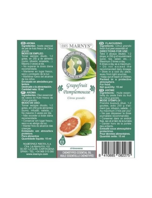 ACEITE ESENCIAL POMELO 15 ML MARNYS