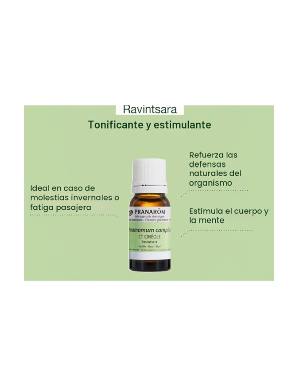 PRANAROM ACEITE ESENCIAL RAVINTSARA 10 ML