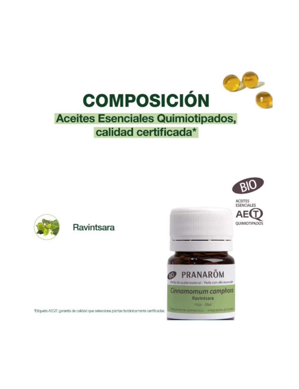 PRANAROM ACEITE ESENCIAL RAVINTSARA 10 ML