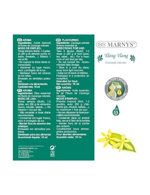 MARNYS ACEITE ESENCIAL YLANG YLANG 15 ML