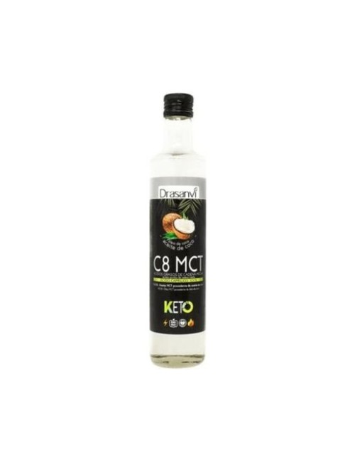 ACEITE MCT C8 ACEITE DE COCO 500 ML DRASANVI