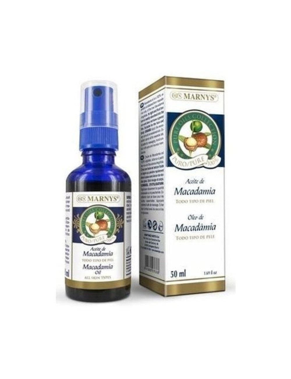 ACEITE PURO DE MACADAMIA 50 ML MARNY'S