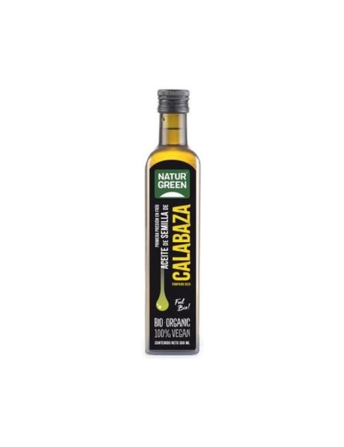 ACEITE VIRGEN DE SEMILLA DE CALABAZA 500 ML NATURGREEN