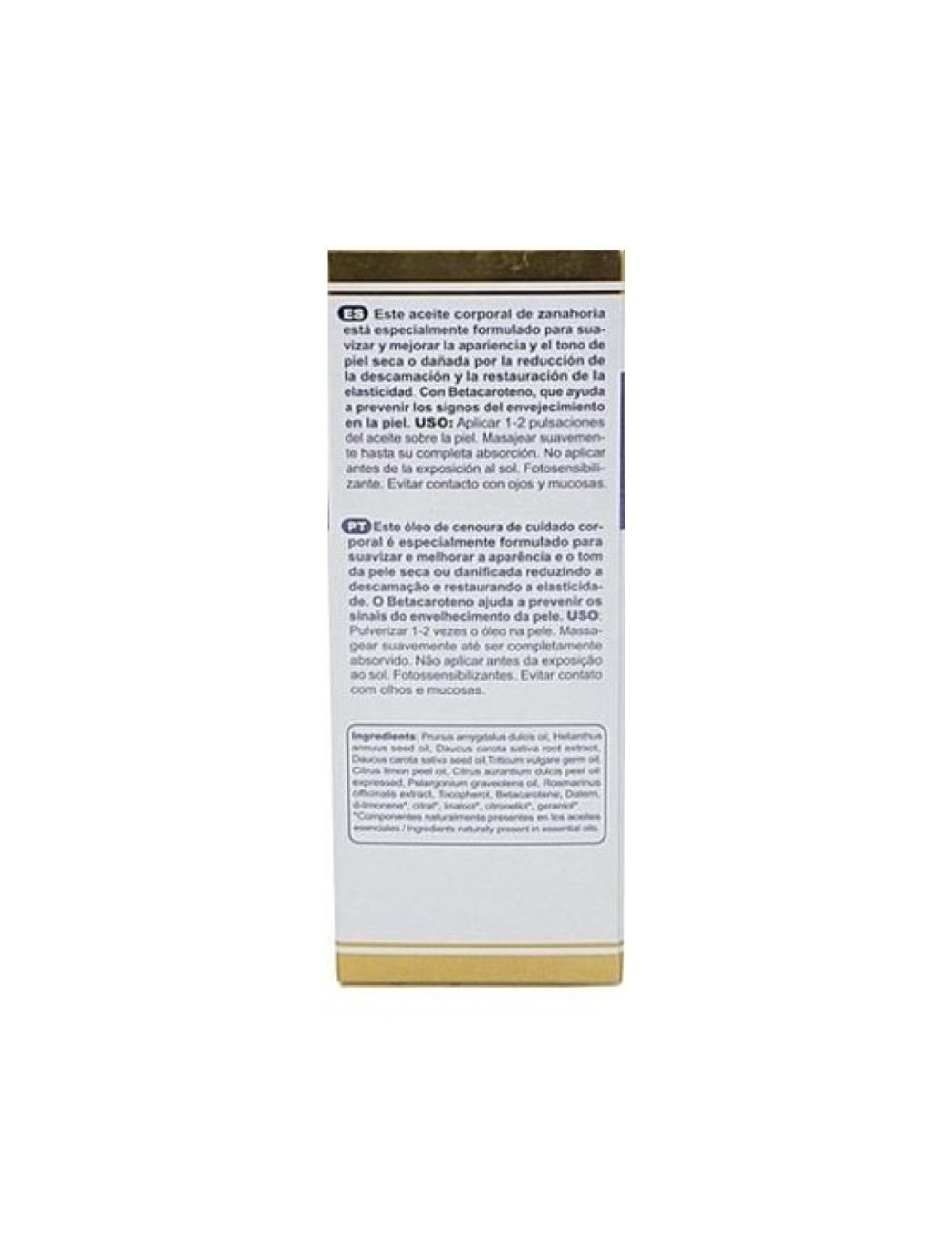 ACEITE ZANAHORIA 100 ML MARNYS