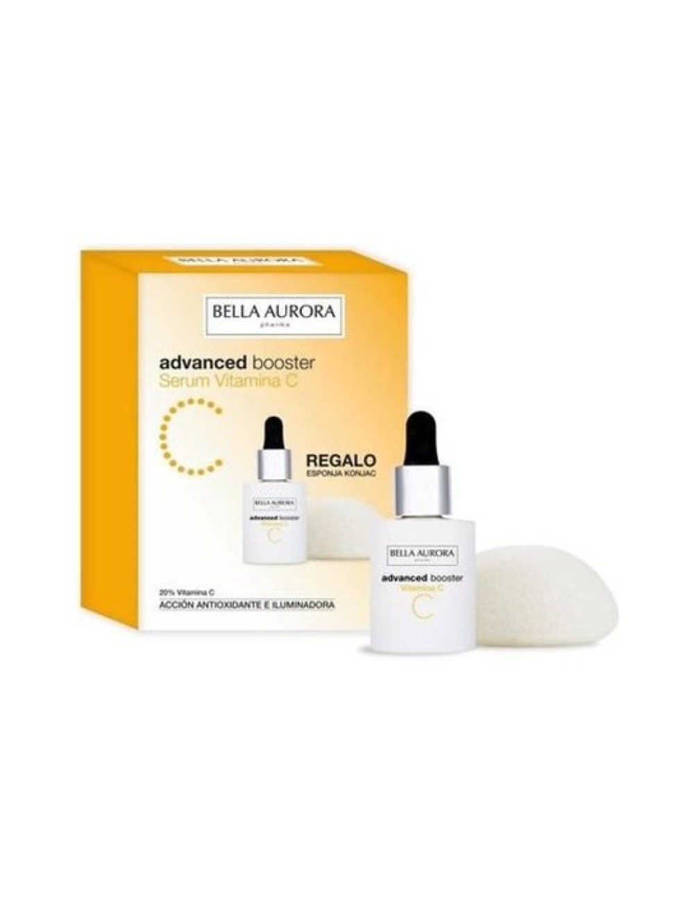 ADVANCED BOOSTER SERUM VITAMINA C + ESPONJA KONJAC REGALO 30 ML BELLA AURORA