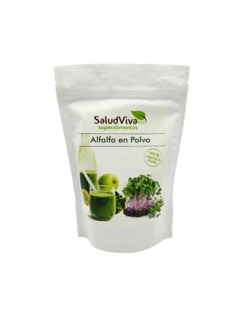 ALFALFA EN POLVO 200 GR SALUD VIVA
