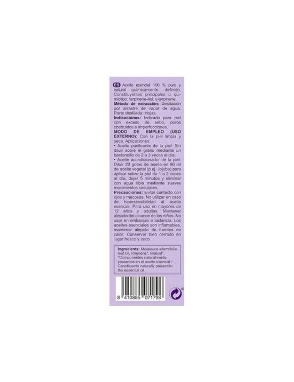 ACEITE ARBOL TÉ 50 ML